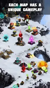Second gameplay view from Ancient Planet Tower Defense