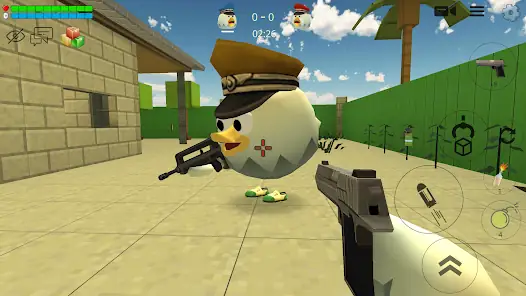 Second gameplay view from Chicken Gun