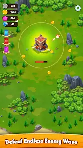 Gameplay from Epic Tower – Idle Defense TD