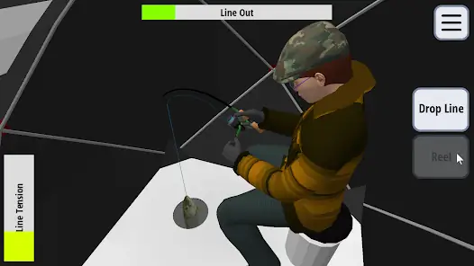 Gameplay from Ice Fishing Derby 2
