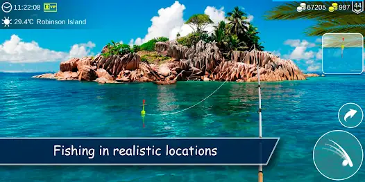 Gameplay from My Fishing World