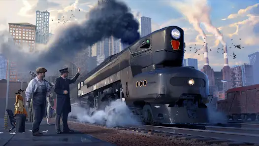 Second gameplay view from Railroad Empire: Train Game